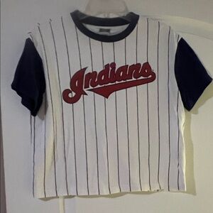 Cleveland Indians Crop Tee Shirt